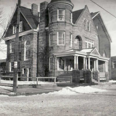 Intersection at High and Richhill Streets (looking northeast) in Waynesburg