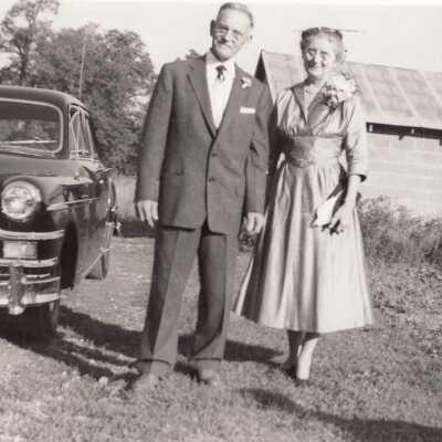 Albert King and his second wife, Mary Elizabeth (Dinsmore) King