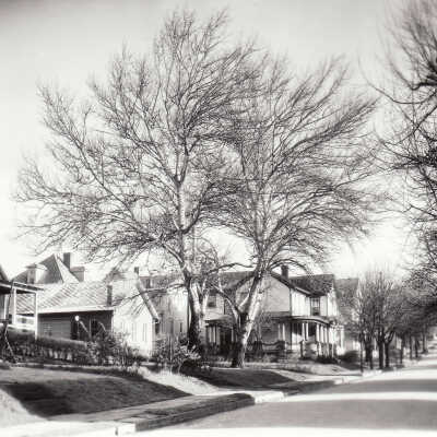 Richhill Street (looking north from Second Avenue) in Waynesburg