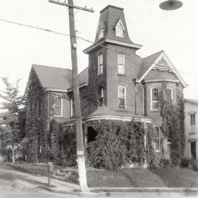 John D. McKahan and Caroline (Helphenstine) McKahan family home on the corner of Washington and Elm Streets in Waynesburg