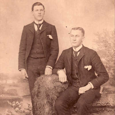 Believed to be [Left-Right]: George W. Hoskinson and Phillip D. Hoskinson
