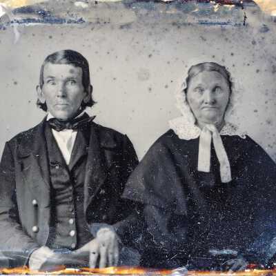 Marcena Mitchener and his wife, Mary (Black) (Stone) Mitchener