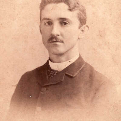 Unidentified man believed to be a member of the Rose family