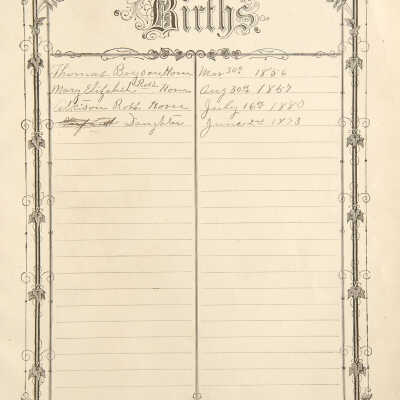 Thomas Bryson Horn Family Bible