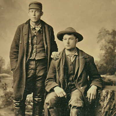 Homer Lawrence Keigley [left]