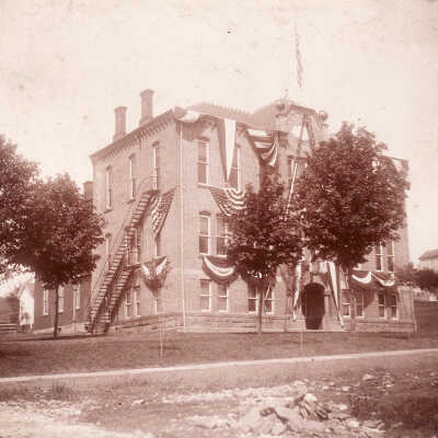 Union School, later known as North Ward School, on College Street
