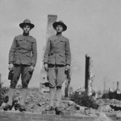 Francis Benton Moore [right]