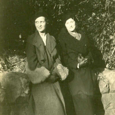Mitchener Album 01, Photo 66 - Mabel Louise (Cooper) Baily and Orpha (Hart) Baily