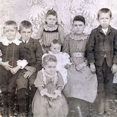 John Wesley Millikin and Anna Virginia (Lewellen) Millikin family