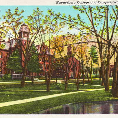 Waynesburg College campus in Waynesburg