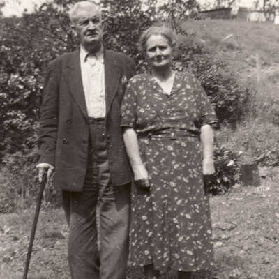 George W. Hoskinson and his third wife, Rose (Norman) Hoskinson