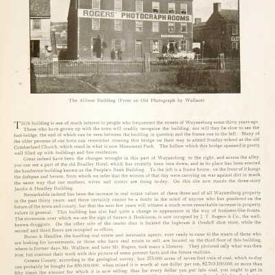 Waynesburg Prosperous and Beautiful, page 123