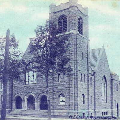 Methodist Episcopal Church - corner of Richhill and Franklin Streets, Waynesburg