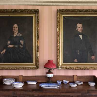 Elizabeth (Lindsey) Crawford [1831-1898] and David Crawford [1825-1886]