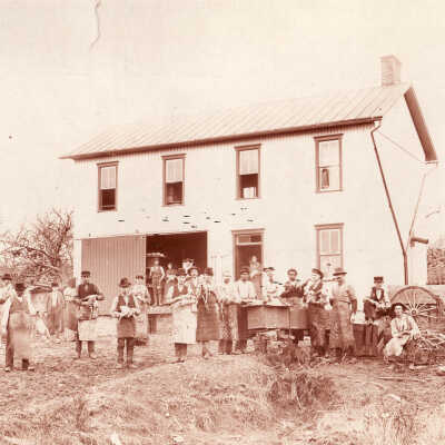 Illig Turkey Farm, above Bowlby Street, in Waynesburg