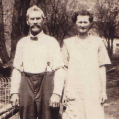 Joseph Abraham Rush [1860-1937] and his wife, Sarah Ann (Morris) Rush [1873-1930]
