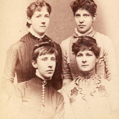 Evaline Florence (Morris) Elms [Front-Left]