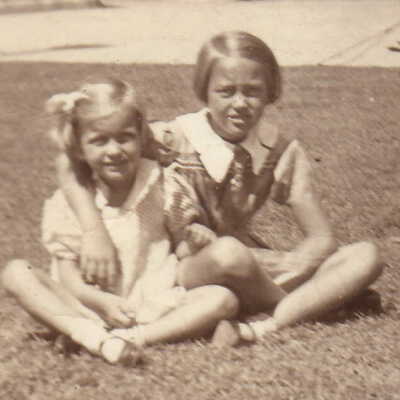 Norma Jean Evans and Gloria Evans