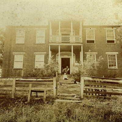 George & Mary (Warrick) Ely farmhouse in Whiteley Township