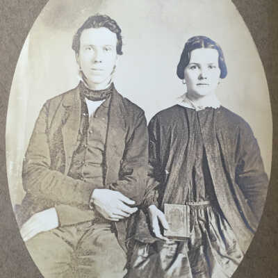 John Throckmorton [1826-1907] and Nancy Elizabeth (Lazear) Throckmorton [1828-1906]