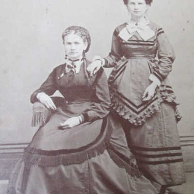 Eliza Campbell "Lida" (Miller) Simpson [standing]