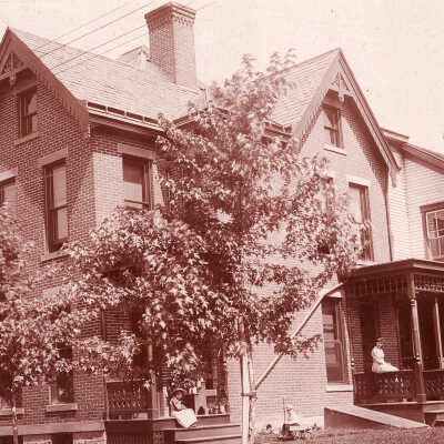 George Hoge family home in Waynesburg, Greene County, Pennsylvania