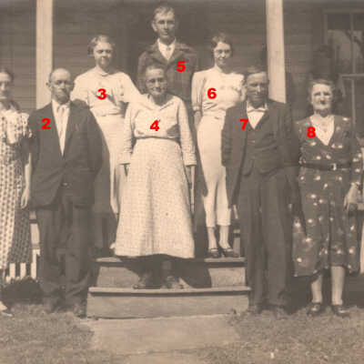 Henry Rex Knight and Nannie Elizabeth (McCoy) Knight family