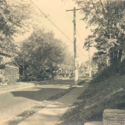 Morris Street (looking north from near First Avenue)