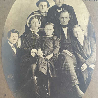Jesse Lazear and Frances (Burbridge) Lazear family