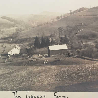 Francis Lazear and Mary (Crow) Lazear family farm in Richhill Township, Greene County, Pennsylvania