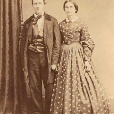 Johnson Album 03, Photo 03 - George Washington Luellen and Rebecca (Thompson) Luellen