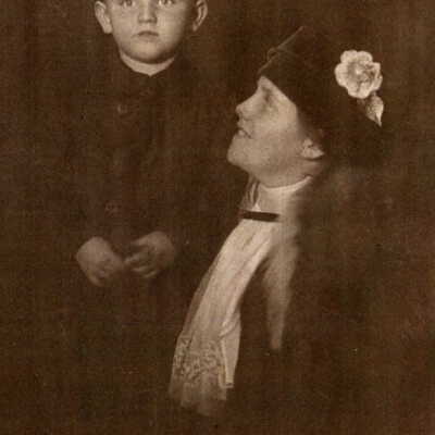 Laura (Elms) Morris and her son Jack Morris