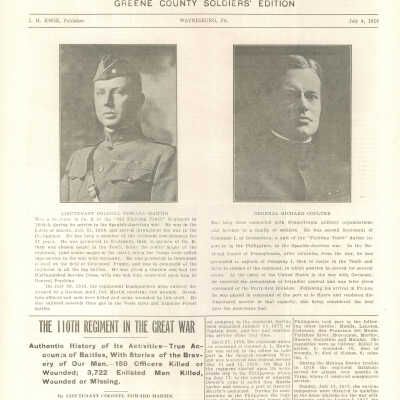 Waynesburg Republican: Greene County Soldiers' Edition (Page 1)