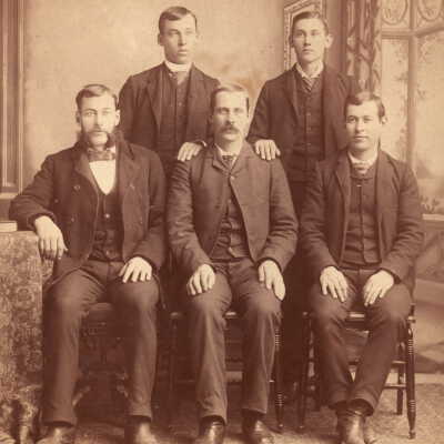 Sons of George Elms and Sarah Ann (Jones) Elms