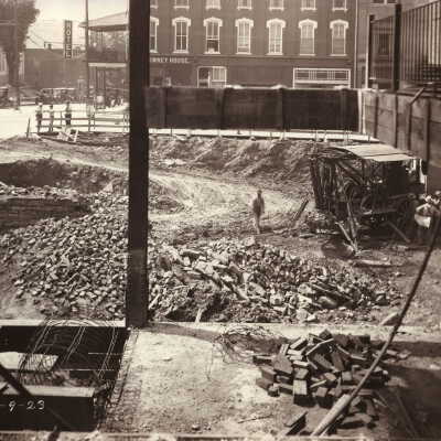 Citizens National Bank Construction Album (Selected Photo 26) - Construction of Citizens National Bank
