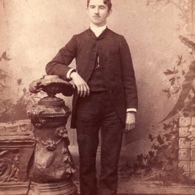 Unidentified man believed to be a member of the Rose family