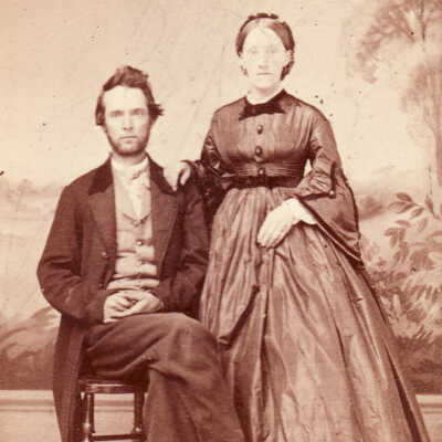 Crago-Spencer Album 02, Photo 20 - John N. Crago and Permelia (Spencer) Crago