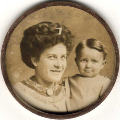 Mary Florence (Buchanan) Hewitt and her son, Earl Buchanan Hewitt