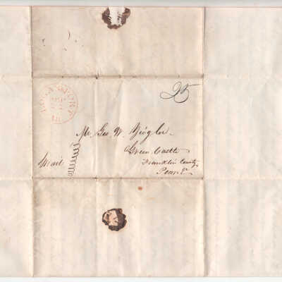 Jno. C. Buchanan to Geo. W. Ziegler, postmark