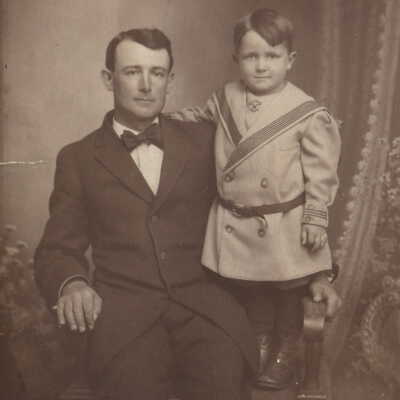 Oliver Nicholas Hewitt and his son, Earl Buchanan Hewitt