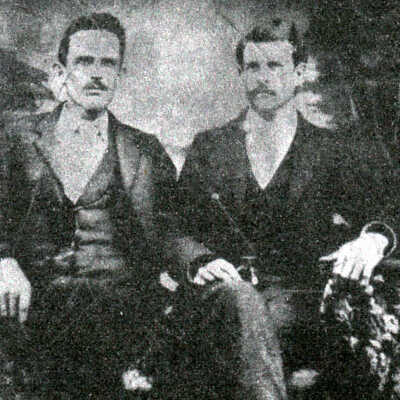 Millikin Album, Photo 26 - [Left-Right]: James Monroe Knight and John Ullom