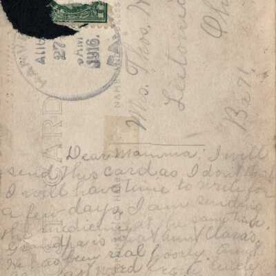 Graysville, Greene County, Pennsylvania - Postcard (Reverse)
