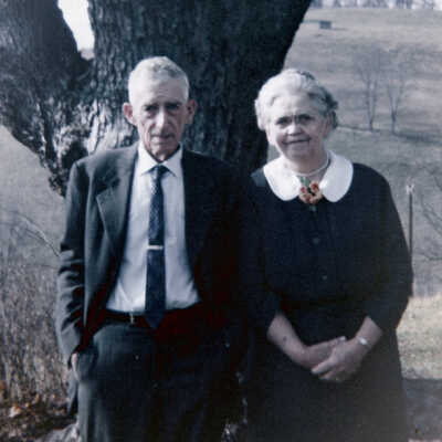 Herbert R. Ely and his second wife, Nellie Bly (Throckmorton) (Hartzell) Ely