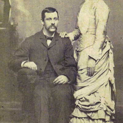 James Edward Elms and his wife, Mary Jane (Elms) Elms