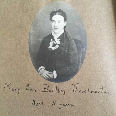 Mary Ann (Bentley) Throckmorton [1858-1927]