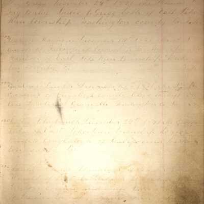 Rev. Luther Axtell Marriage Record Ledger - Page 27