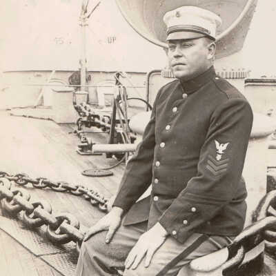 Frank Jones Album (Selected Photos) - Frank Blair Jones in U.S. Navy uniform
