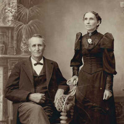 Corbly Gregg [1829-1901] and his wife, Mary Caroline (Stephens) Gregg [1842-1924]