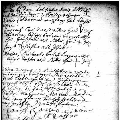 Baptism - Maria Magdalena Liebengut (1726)