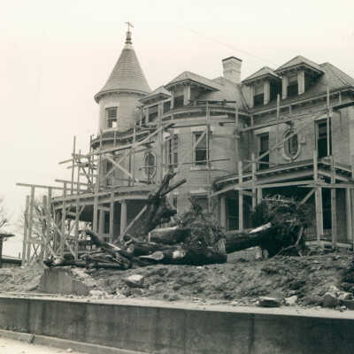 Freeland house on the corner of Greene and Porter Streets in Waynesburg, Greene County, Pennsylvania